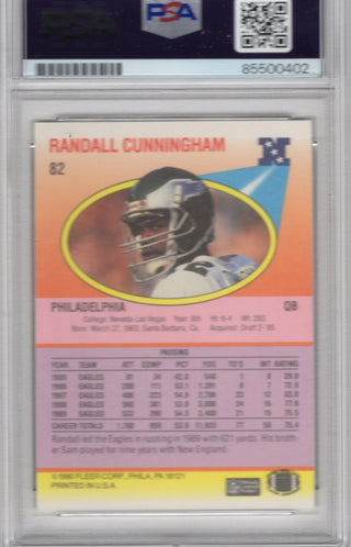 Randall Cunningham 1990 Fleer Autographed Card PSA Auto Authentic