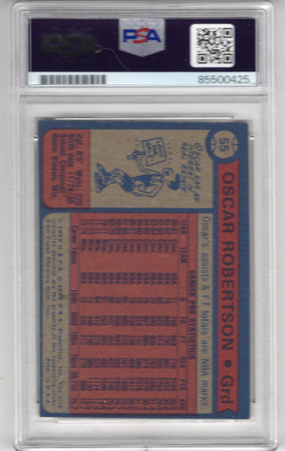 Oscar Robertson 1975 Topps #55 Autographed PSA Authentic Card