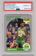 Shawn Kemp 1990 NBA Hoops #279 PSA Authentic Autographed Card
