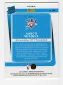 Aaron Wiggins Donruss Rated Rookie #191 Hyper Prizm Card