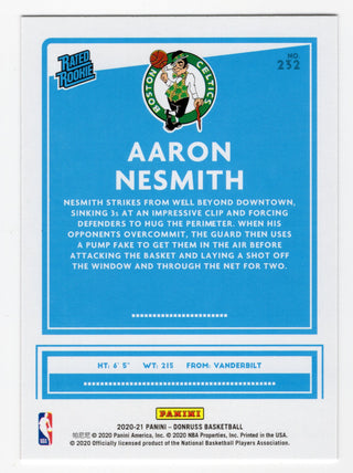 Aaron Nesmith 2020 Panini Rated Rookie Orange #232 Card