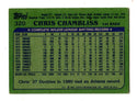 Chris Chambers 1982 Topps #320 Autographed Card