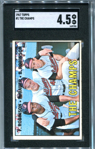 1967 Topps The Champs #1 SGC 4.5 Card