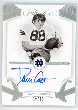 Dave Casper 2020 Panini Flawless Autographed #7