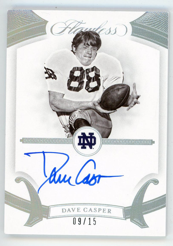 Dave Casper 2020 Panini Flawless Autographed #7