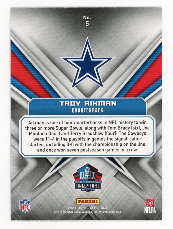 Troy Aikman 2020 Panini Gilden Greats #5 Card 3/5
