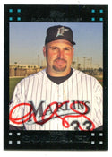 Fredi Gonzalez 2007 Topps #616 Autographed Card