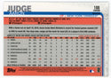 Aaron Judge 2019 Topps Chrome #100 Card