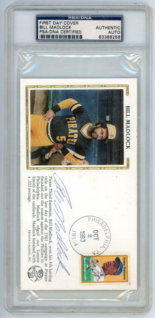 Bill Madlock Autographed First Day Cover PSA Authentic Auto