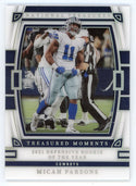 Micah Parsons 2022 Panini National Treasures Treasured Moments #TM-MPA