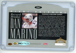 Dan Marino 1995 Upper Deck Autographed Record Breaker #DM1