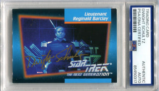 Dwight Schultz Skybox Stark Trek The Next Generation  #15 PSA Authentic Auto Card