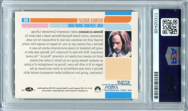 Dwight Schultz Skybox Stark Trek The Next Generation  #15 PSA Authentic Auto Card
