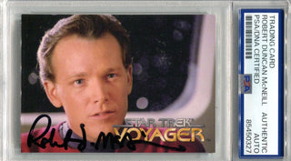 Robert Duncan McNeill Stark Trek Voyager #16 PSA Authentic Auto Card