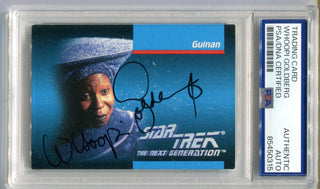 Whoopi Goldberg 1995 Star Trek The Next Generation #11 PSA Authentic Auto Card