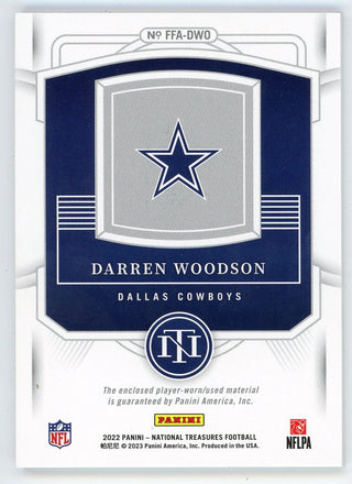 Darren Woodson 2022 Panini National Treasures Patch Relic #FFA-DWO