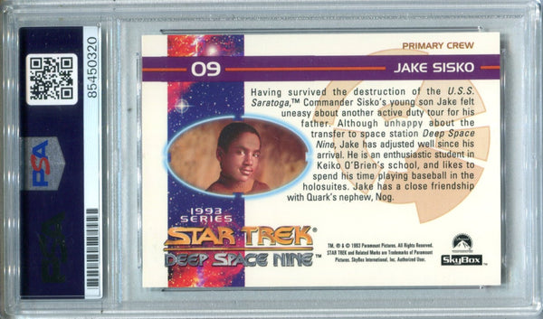 Cirroc Lofton 1993 Star Trek Deep Space Nine PSA Authentic Auto Card
