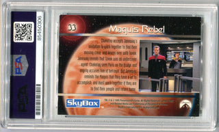 Tim Russ 1995 Skybox Star Trek Voyager PSA Authentic Auto card
