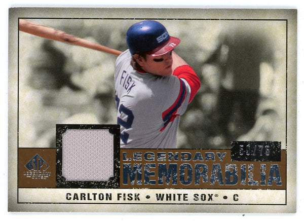 Carlton Fisk 2008 Upper Deck Legendary Memorabilia Patch Relic #LM-CF2