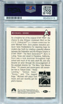 Michael Dorn 1991 Star Trek The Next Generation #134 PSA Authentic Auto Card