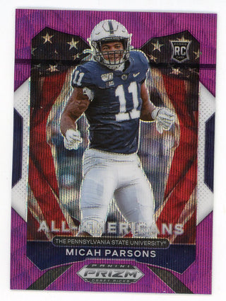 Micah Parsons 2021 Panini Prizm All Americans RC #188