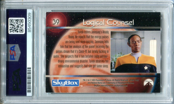 Tim Russ 1995 Star Trek Voyager #39 PSA Authentic Auto Card
