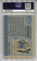 Casimr Myslinski 1955 Topps All American Football Card #25 PSA 4 Card