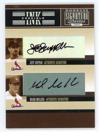 Jeff Suppan/ Mark Mulder 2005 Donruss Autographed Signature Series #IS-8