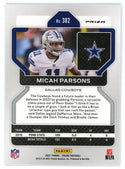 Micah Parsons 2021 Panini Prizm Rookie Card #382