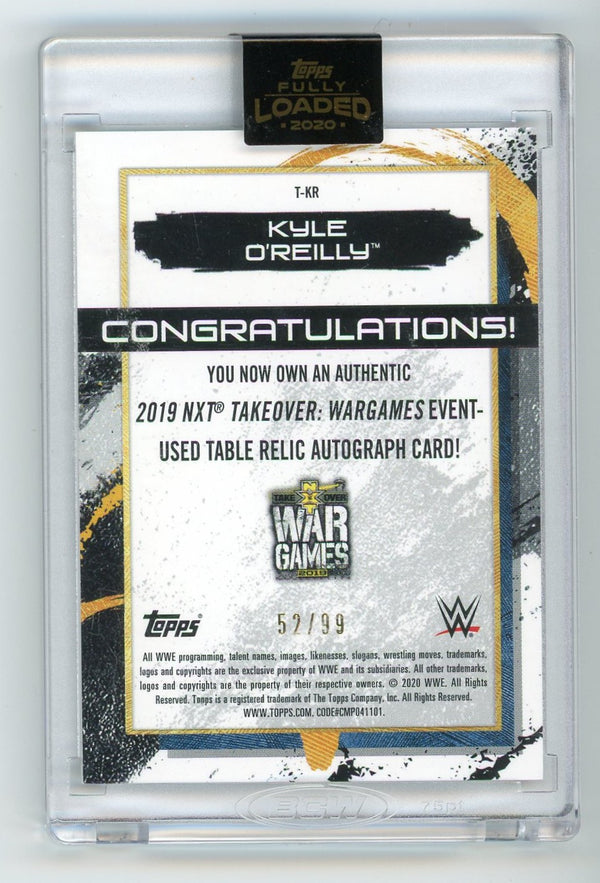Kyle O'Reilly 2020 Topps Authentic Autograph #T-KR 52/99 Card