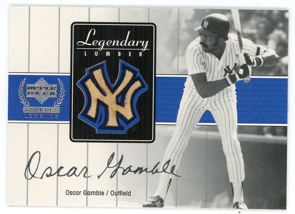 Oscar Gamble 2000 Upper Deck Legendary Lumber Bat Relic #OG-LL