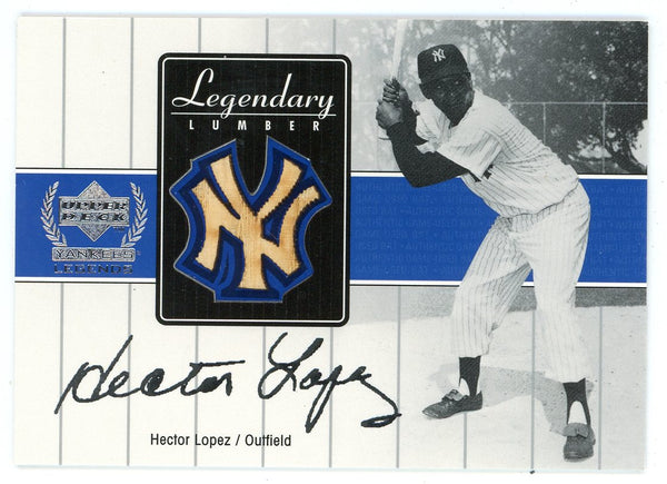 Hector Lopez 2000 Upper Deck Legendary Lumber Bat Relic #HL-LL
