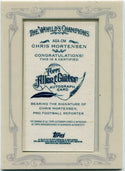 Chris Mortensen 2013 Topps Allen & Ginter Autographed Card #AGA-CM