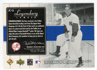 Joe Collins 2000 Upper Deck Legendary Lumber Bat Relic #JC-LL