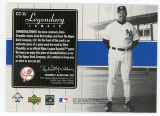 Chris Chambliss 2000 Upper Deck Legendary Lumber Bat Relic #CC-LL