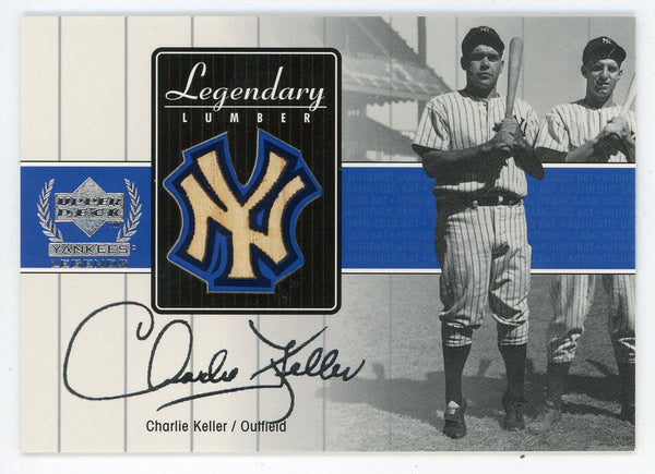 Charlie Keller 2000 Upper Deck Legendary Lumber Bat Relic #CK-LL