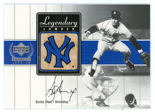 Bucky Dent 2000 Upper Deck Legendary Lumber Bat Relic #BD-LL