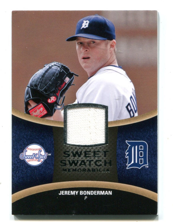 Jeremy Bonderman 2008 Upper Deck Sweet Spot Baseball #SSJB Patch Card