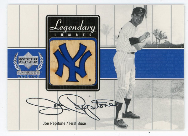 Joe Pepitone 2000 Upper Deck Legendary Lumber Bat Relic #JP-LL