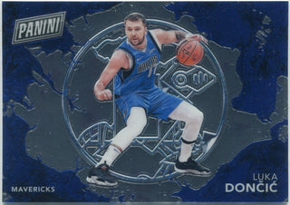 Luka Doncic 2024 - 2025 Panini Player Of The Day Prizm Card #LD 66/99