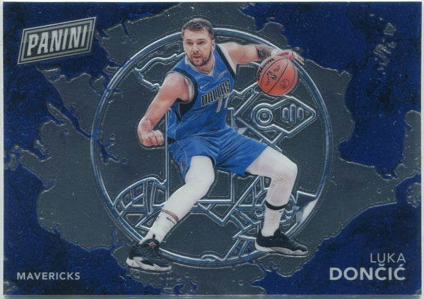 Luka Doncic 2024 - 2025 Panini Player Of The Day Prizm Card #LD 66/99