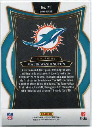 Malik Washington 2024 Panini Select RC #71