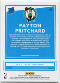 Payton Pritchard 2020 - 2021 Panini Donruss Rated Rookie Orange Laser RC #238
