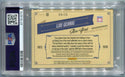 Lou Gehrig 2012 Panini Playoff Prime Cuts Quad Relic Card #10 4/25 PSA Graded 9