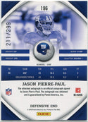 Jason Pierre-Paul Autographed 2010 Panini Gridiron Gear RC #196 211/299