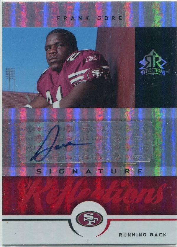 Frank Gore 2005 Upper Deck Reflections Autographed RC #SR-FG