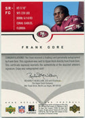 Frank Gore 2005 Upper Deck Reflections Autographed RC #SR-FG