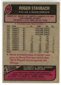 Roger Staubach 1977 Topps Card #45