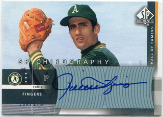 Rollie Fingers 2003 Upper Deck SP Authentic Chirography Autographed Card #RF 100/170