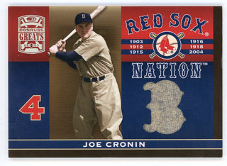 Joe Cronin 2005 Donruss Greats Patch Relic #RSN-8